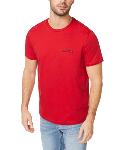 HOTNautica Men's Short Sleeve Solid Crew Neck T-Shirt Shirt