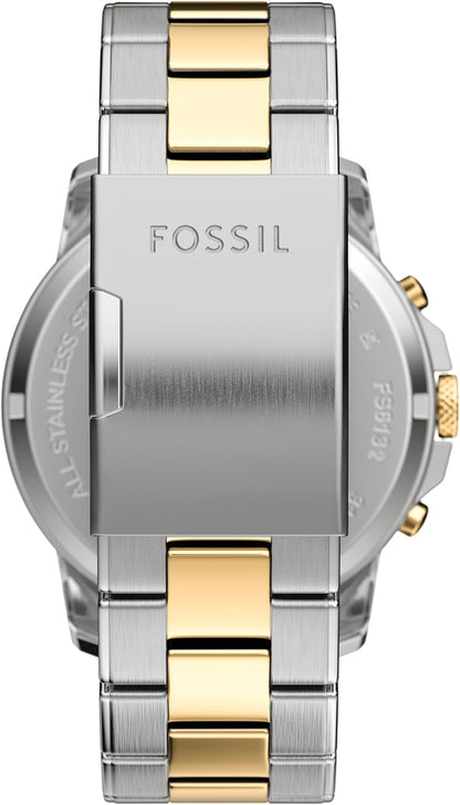 HOTFossil Men's Watch, Grant Quartz Stainless Steel Chronograph Watch for Men
