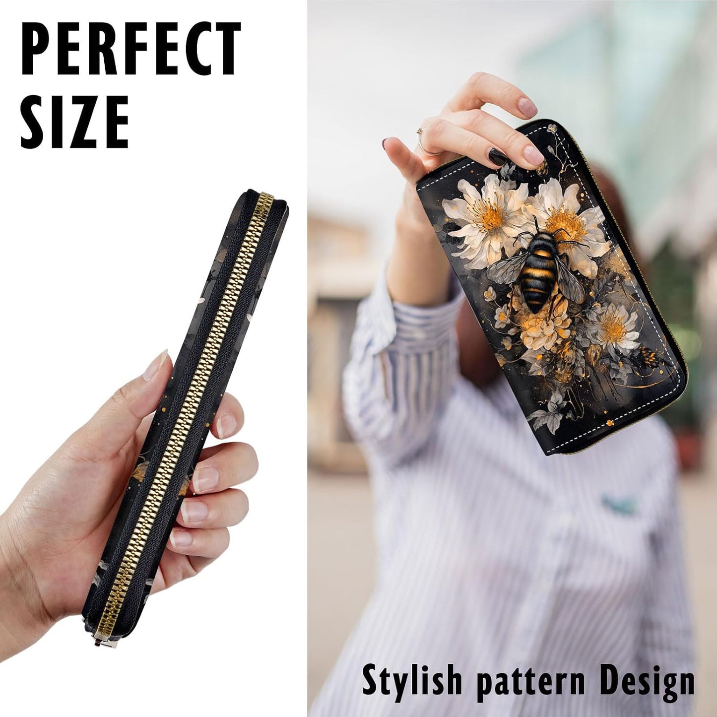 HOTWomen Wallets Large Capacity Clutch Purse for Men Women Ladies Slim Purse Credit Card Holder