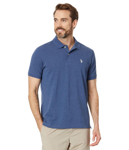 HOTU.S. Polo Assn. Men's Classic Polo Shirt, Two-Button Closure Pique Polo Shirt, Summer Fashion Golf Shirt | Two-Button Closure Pique Polo Shirt, Summer Fashion Golf Shirt