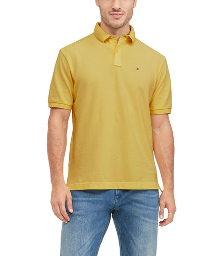 HOTTommy Hilfiger Men's Short Sleeve Cotton Pique Polo Shirt in Classic Fit