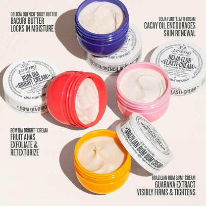 HOTSol de Janeiro Body Boldly Body Cream Discovery Set - Amazon Exclusive | Trial Size Beauty Minis, Gift Set, Set of 4 - 25mL each