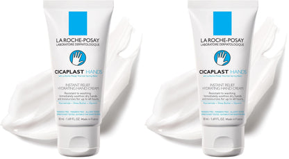 HOTLa Roche-Posay Cicaplast Hand Cream, Instant Relief Moisturizing Hand Lotion for Dry Hands, Shea Butter Lotion for Dry Cracked Hands, Non Greasy, Fragrance Free