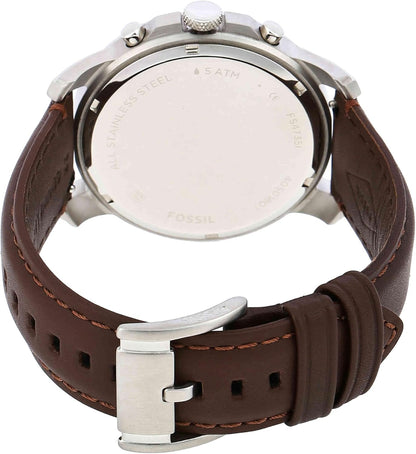 HOTFossil Men's Watch, Grant Quartz Stainless Steel Chronograph Watch for Men