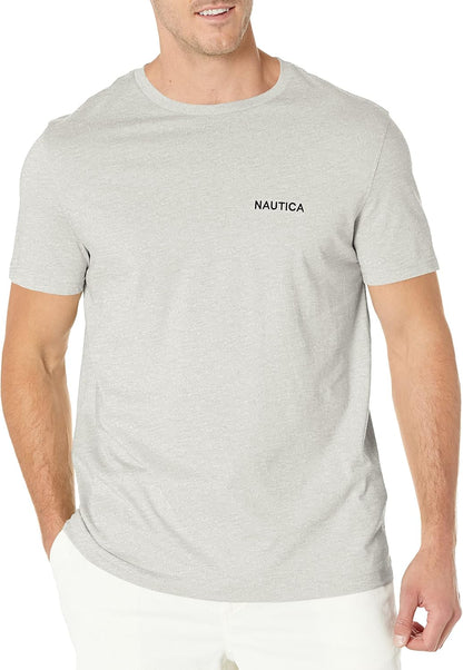 HOTNautica Men's Short Sleeve Solid Crew Neck T-Shirt Shirt
