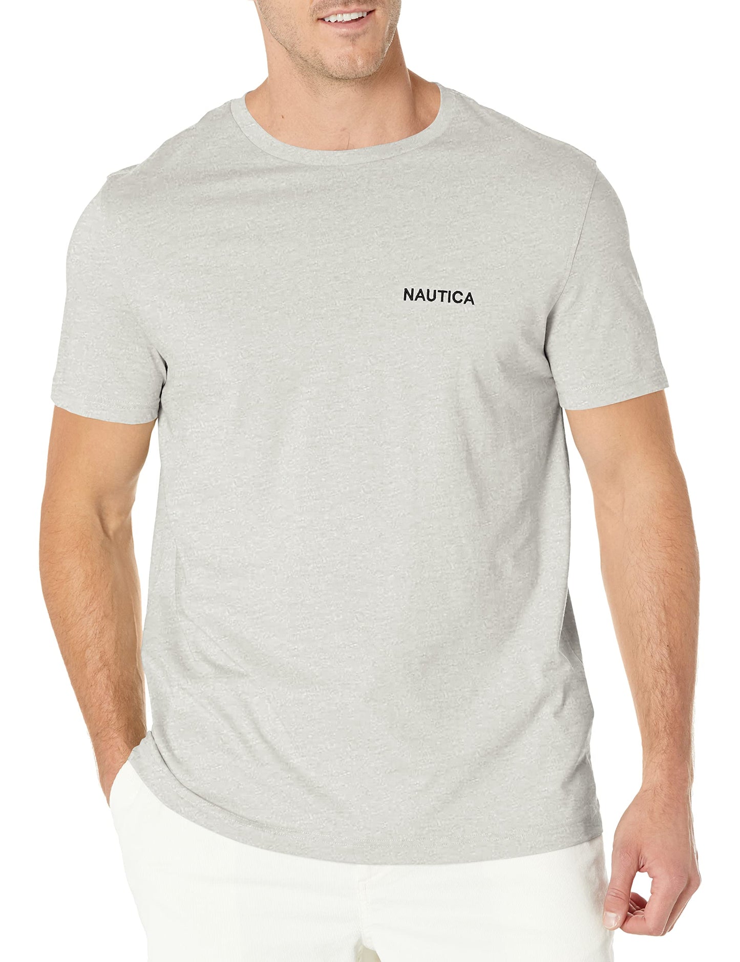 HOTNautica Men's Short Sleeve Solid Crew Neck T-Shirt Shirt