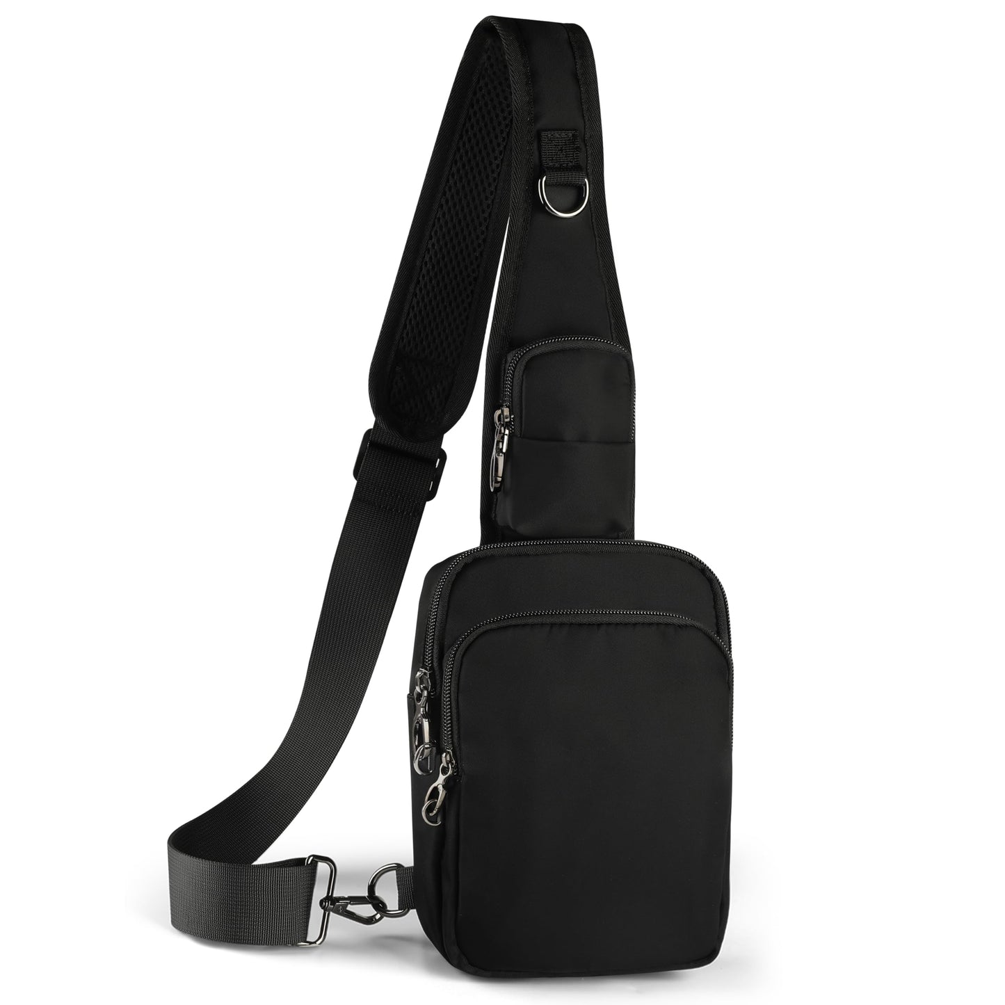 HOTVADOO Sling Bag, Crossbody Bag with Zipper Lock, RFID Blocking & Water Resistant for Men and Women