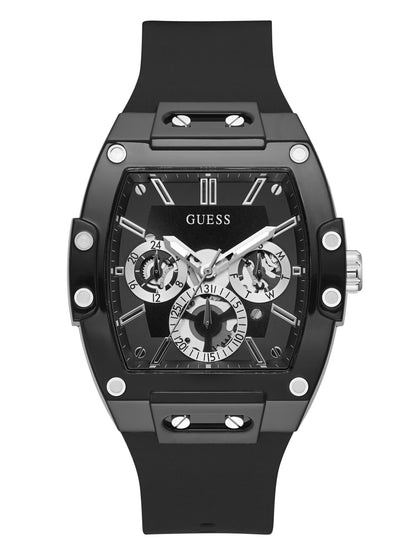 HOTGuess Men's GW0G Series| Analog Trend Watch| Polycarbonate Case| Silicone Bracelet | 50M Water Resistance