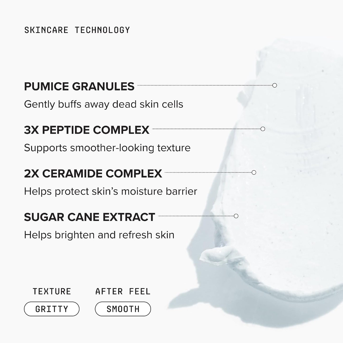 HOTDRMTLGY Microdermabrasion Scrub | Gentle Facial Exfoliating Scrub | Dull skin renewal, Rough texture smoothing, Pumice exfoliation, Polished finish, Gentle exfoliation