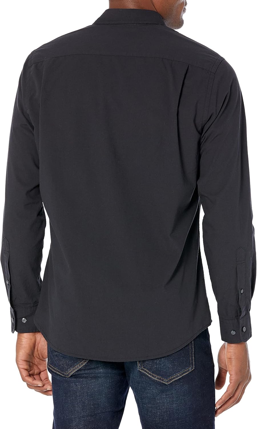 HOTAmazon Essentials Men's Regular-Fit Long-Sleeve Casual Poplin Shirt, Button Front, Business Casual, Collared