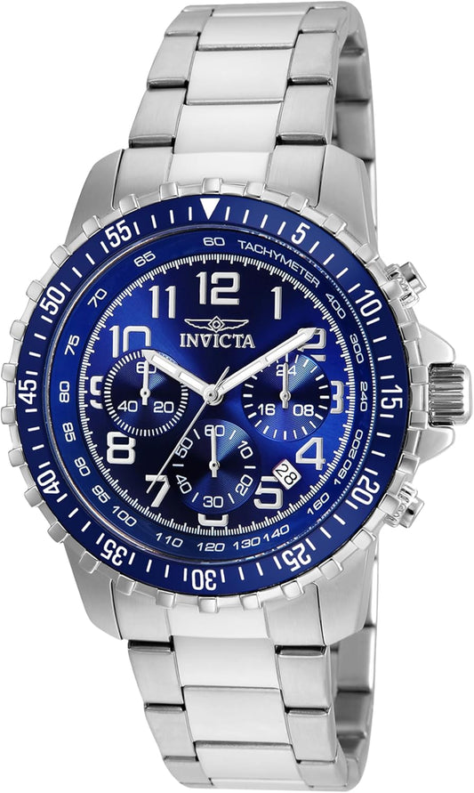 HOTInvicta Men's 1326 Invicta II Chronograph Black Dial Two-Tone Stainless Steel Watch
