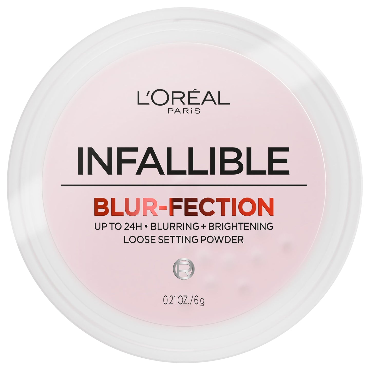 HOTL'Oreal Paris Infallible Blur-fection Longwear Loose Setting Powder, Blurring Face Powder With Up to 24HRs of Wear, Translucent Light, 1 Kit