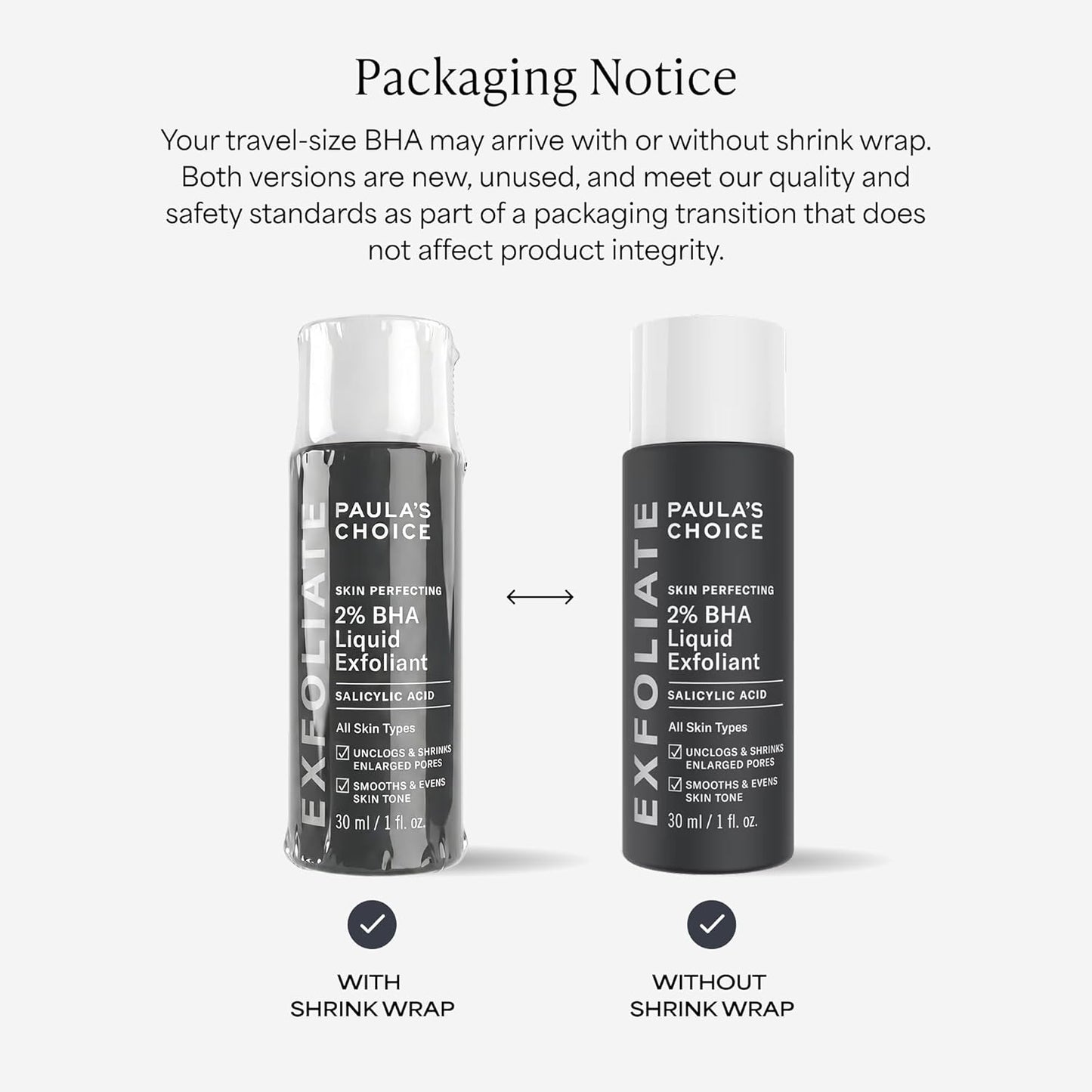 HOTPaula's Choice SKIN PERFECTING 2% BHA Liquid Exfoliant with Salicylic Acid, Facial Polish for Pores, Wrinkles & Fine Lines, Suitable for Blackhead-Prone Skin, Fragrance-Free