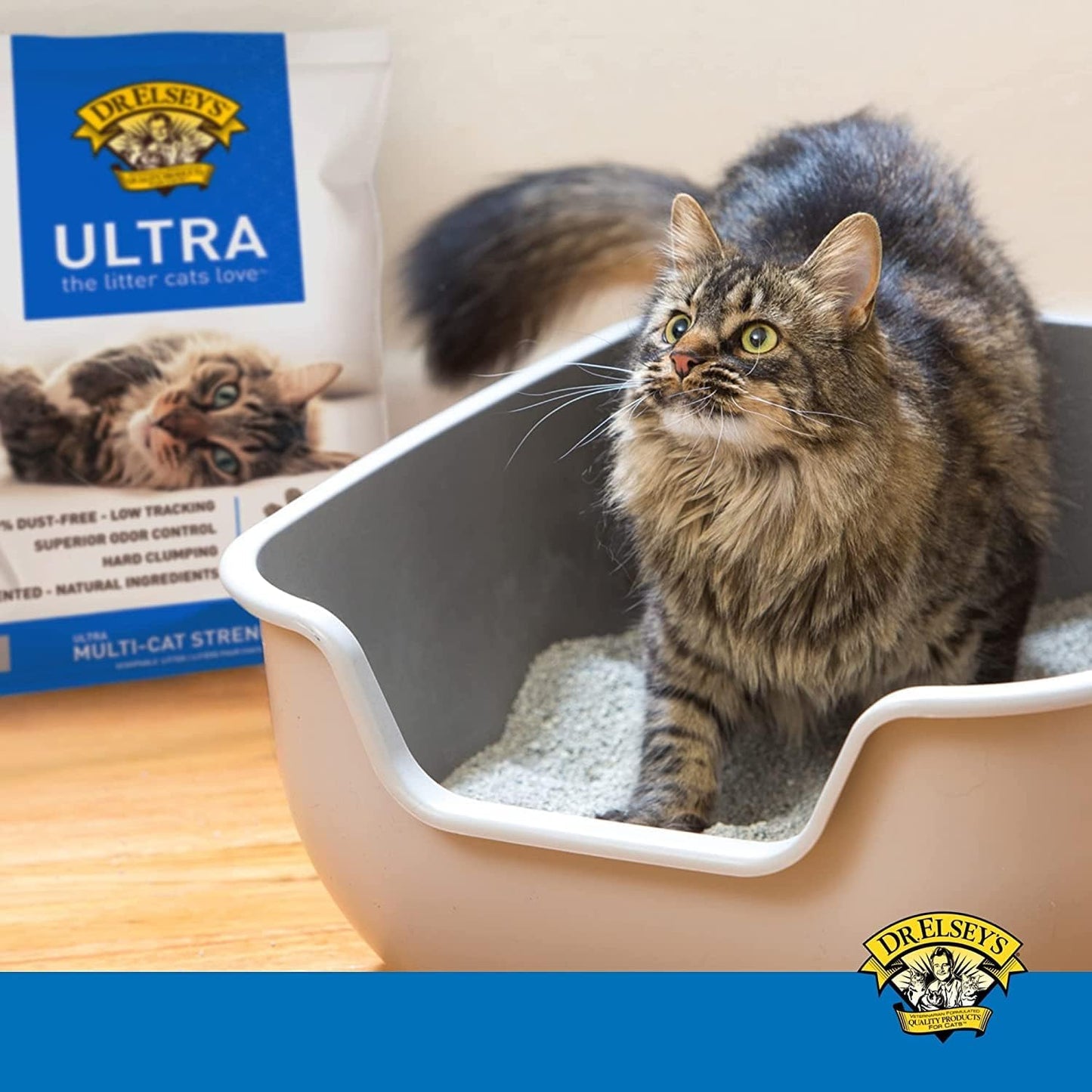 HOTDr. Elsey's Ultra UnScented Clumping Clay Cat Litter 40 lb. Bag