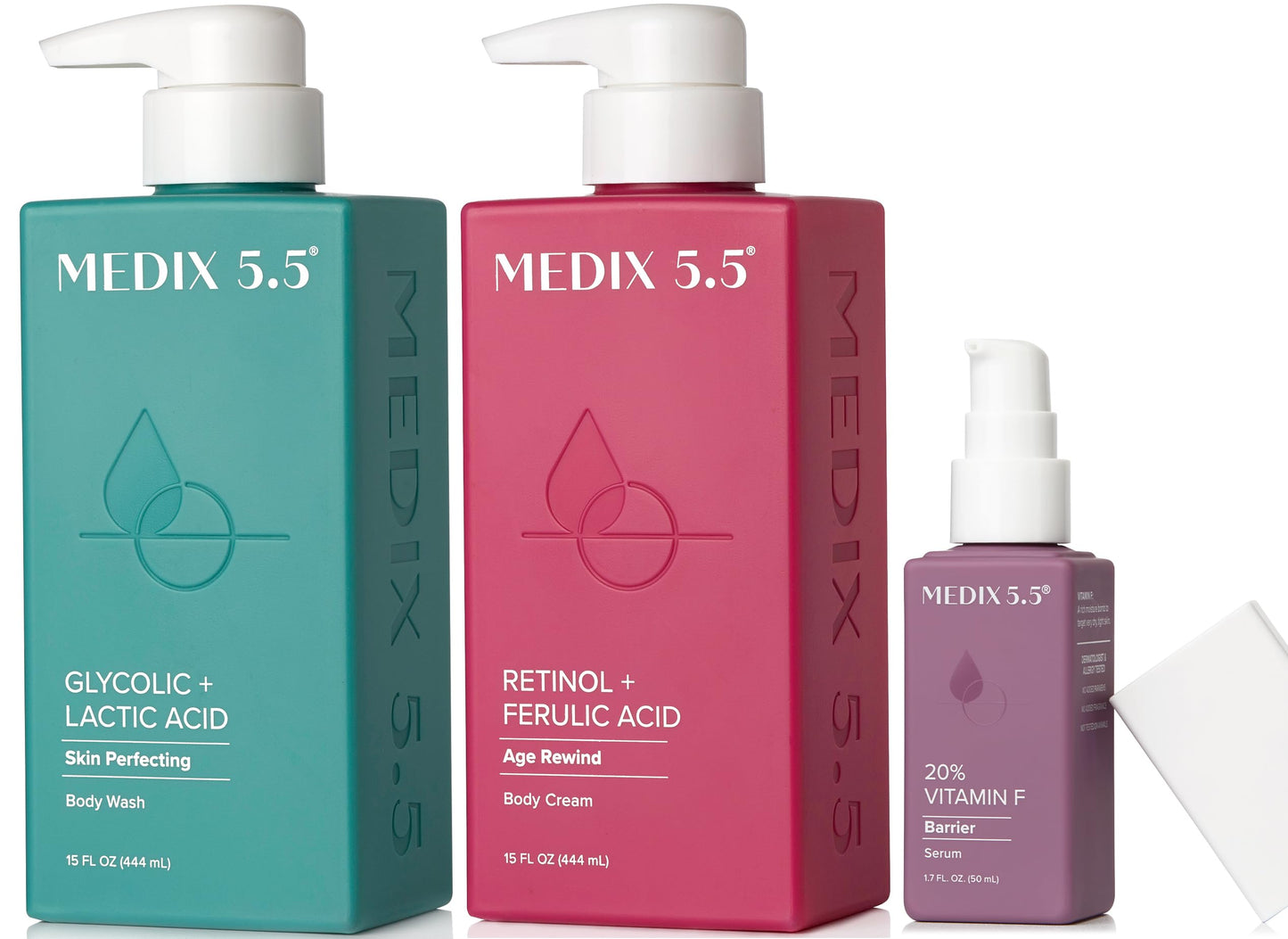 HOTMedix 5.5 Retinol Body Lotion Firming Moisturizer | Crepey Skincare Treatment | Retinol Body Cream | Anti Aging Firming Cream For Women Targets Look Of Crepe Skin, Wrinkles, & Sagging Skin, 15 Fl Oz