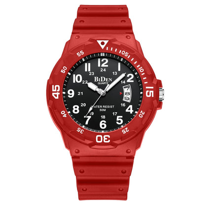 HOTLN LENQIN Mens Watches Stainless Steel Waterproof Analog Quartz Watch for Men with Date Luminous Fashion Wristwatch