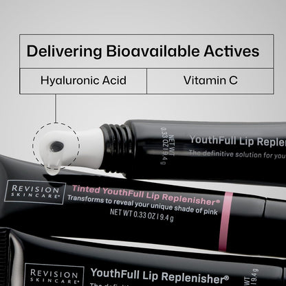HOTRevision Skincare YouthFull Lip Replenisher®, Moisturizing Lip Plumper with Hyaluronic Acid, Volumizing, Plumping and Anti Aging