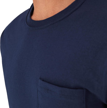 HOTHanes Men's Pocket T-Shirt Pack, 6-Pack, Cool & Breathable Cotton Tees, Stay-Tucked Undershirts for Men