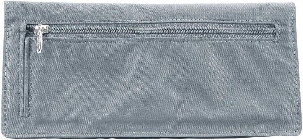 HOTBig Skinny Women's Executive Bi-Fold Checkbook Slim Wallet, Holds Up to 40 Cards