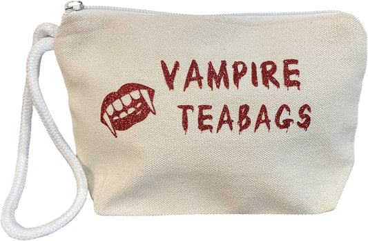 HOTVampire tampon bag, vampire teabag, tampon bag, maxi bag, vampire cosmetic bag, vampire gift, vampire period bag, vampire teabags