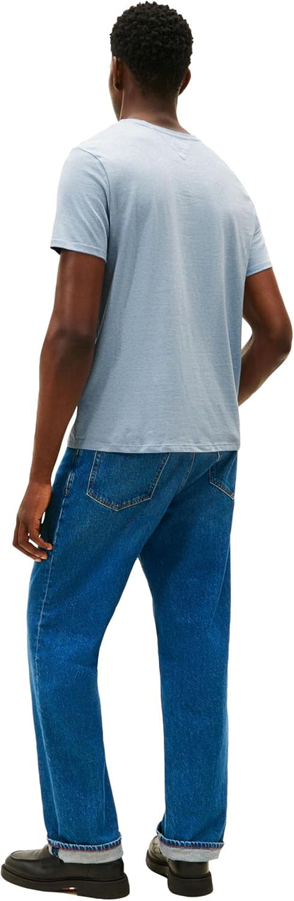 HOTTommy Hilfiger Men's Essential Short Sleeve Cotton Crewneck Pocket T-Shirt
