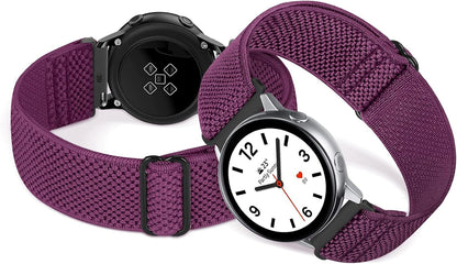 HOTCompatible with 16mm 18mm 19mm 20mm 22mm 24mm Watch Bands Quick Release Replacement Wristband,Adjustable Stretchy Nylon Solo Loop Straps Fabric Braided Sport Elastic Bands for Men Women