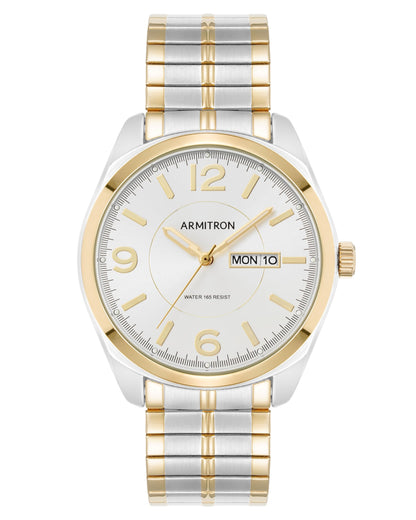 HOTArmitron Men's Day-Date Function Expansion Band Watch, 20-4591