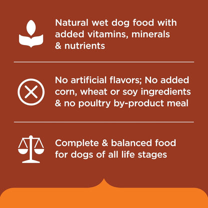 HOTNutrish Savory Favorites Wet Dog Food Variety Pack, 8 oz Tubs (Rachael Ray) | Pack of 6, Includes 3 Delicious Flavors of Chicken Paw Pie, Hearty Beef Stew & Savory Lamb Stew, No Artificial Flavors