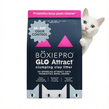 HOTBoxie Probiotic Clumping Cat Litter 40+ Day Odor Control Dust Free 16 lb