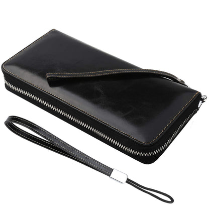 HOTLavemi Small Compact Women Wallet RFID Blocking Genuine Leather Bifold Purse with ID Windows