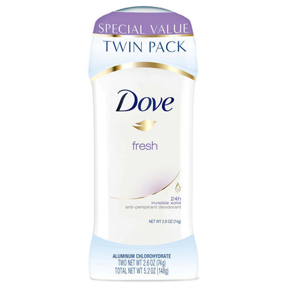 HOTDove Clinical + Care Antiperspirant Deodorant Stick for Women, 96H Clinical Strength Sweat & Odor Protection, With Nourishing Serum, Original Clean with Fresh Scent, 2.6 oz