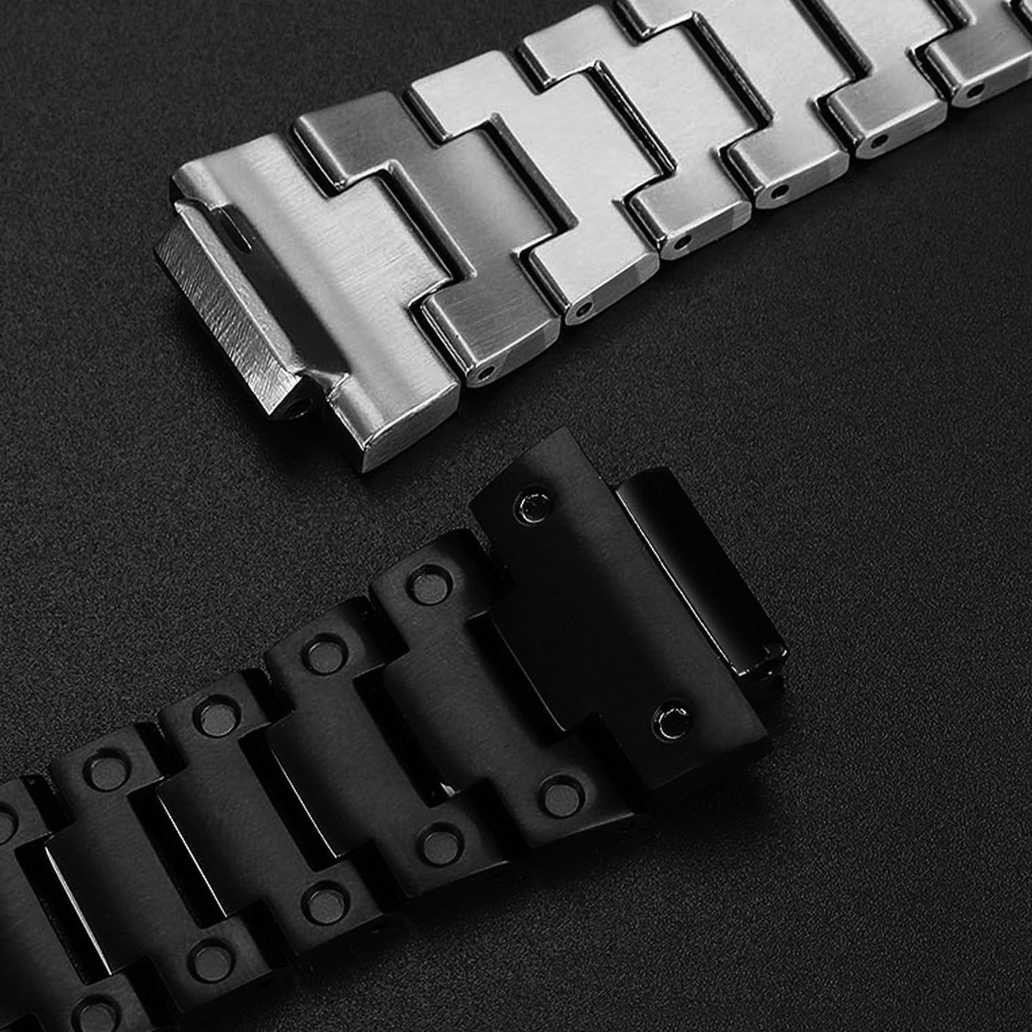 HOTStainless Steel Quick Release Strap Compatible with Men's G-Shock GM2100 GBM-2100 Watch Band Replacement