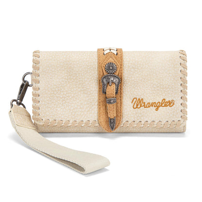 HOTMontana West Wrangler Wallets for Women Western Buckle RFID Blocking Wallet Credit Card Holder