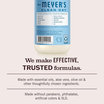 HOTMRS. MEYER'S CLEAN DAY Hand Soap, Rain Water Scent, 12.5 Fl Oz Bottle - 3 Pack
