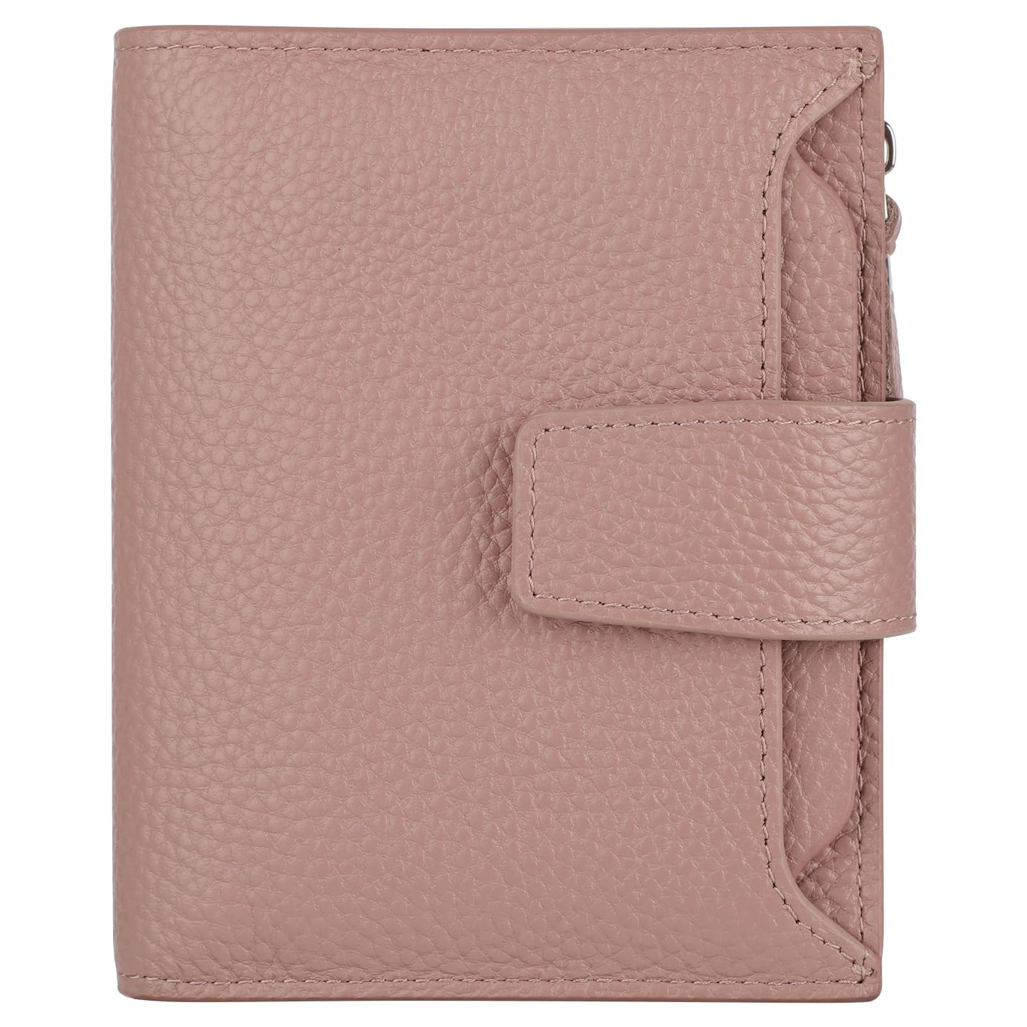 HOTLavemi Small Compact Women Wallet RFID Blocking Genuine Leather Bifold Purse with ID Windows