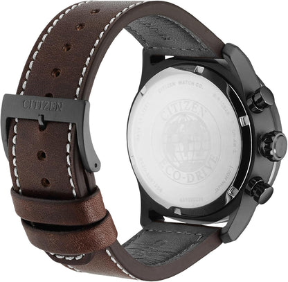 HOTCitizen Men's Eco-Drive Chronograph Sport Casual Watch