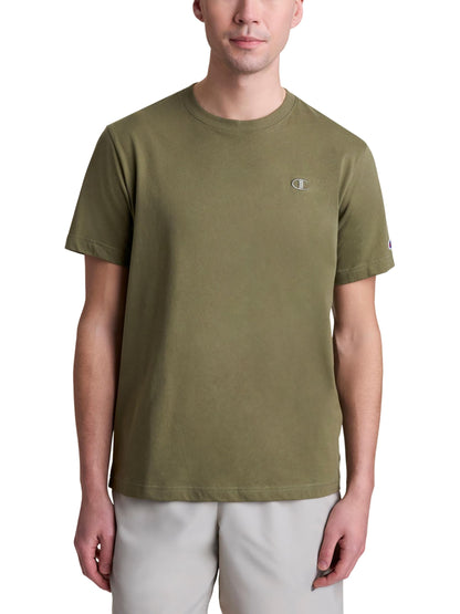 HOTChampion Men's Classic Short Sleeve T-Shirt, Standard Fit, Midweight 100% Cotton, Available in Regular and Big & Tall