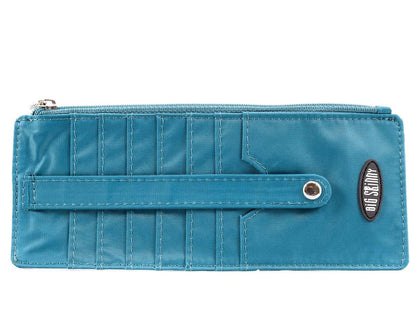 HOTBig Skinny Women's Jaguar Credit Card Slim Wallet, Holds Up to 25 Cards