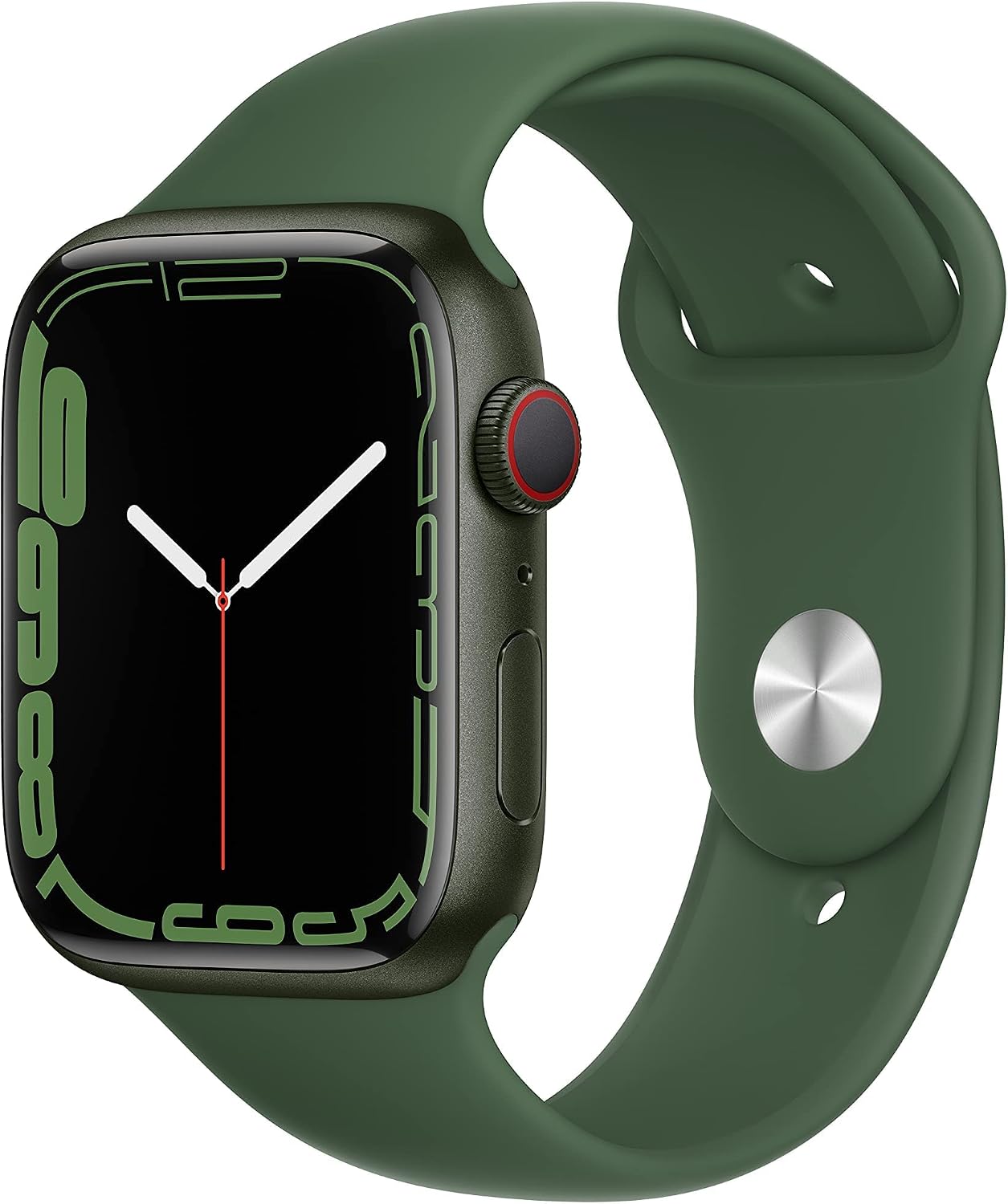 HOTApple Watch Series 7 (GPS, 41MM) - Starlight Aluminum Case with Starlight Sport Band (Renewed Premium)
