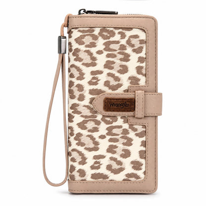 HOTX Wrangler Women's Wallets Bifold Wristlet Wallets for Women Large Capacity Credit Card Wallet with ID Window