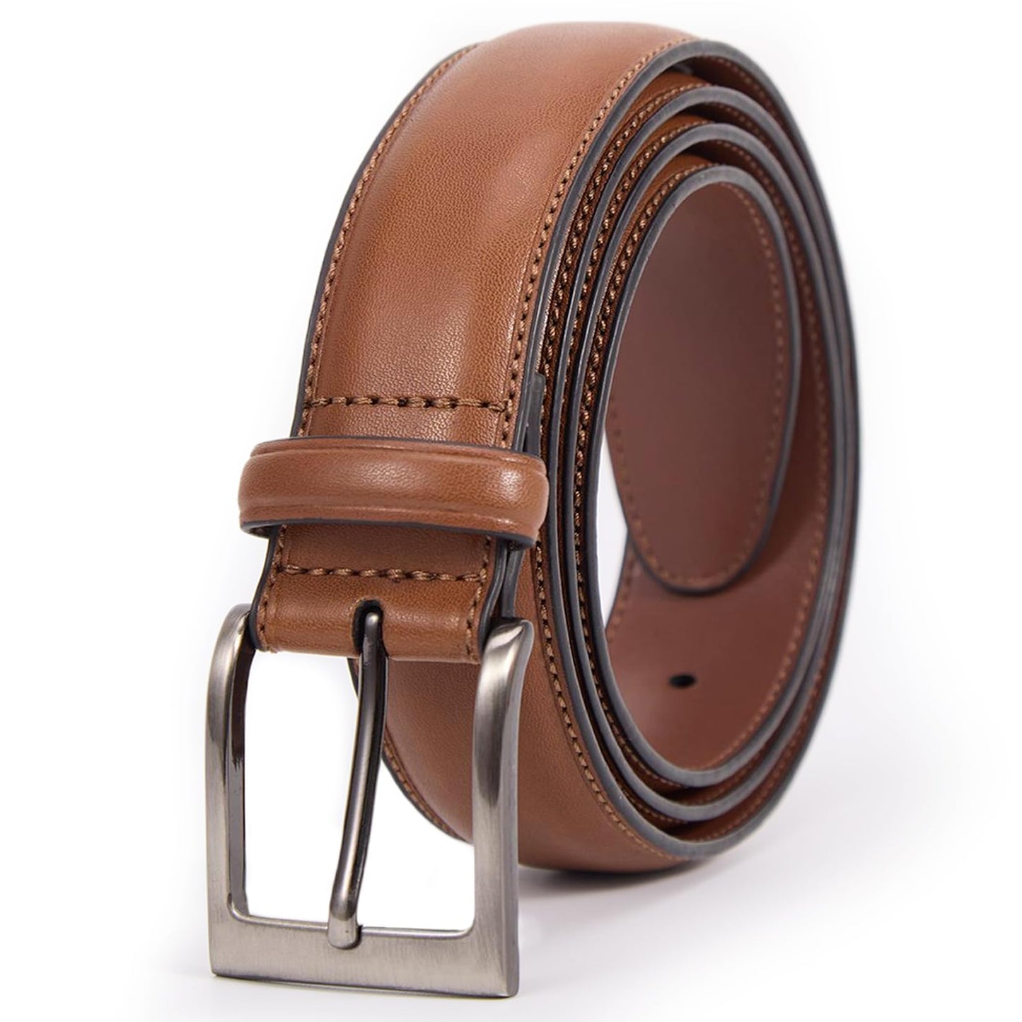 HOTVATAN Men's Genuine Leather Dress Belts, Handmade Classic Every Day Leather Jeans Belt for Men Work Business Casual