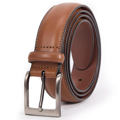 HOTVATAN Men's Genuine Leather Dress Belts, Handmade Classic Every Day Leather Jeans Belt for Men Work Business Casual