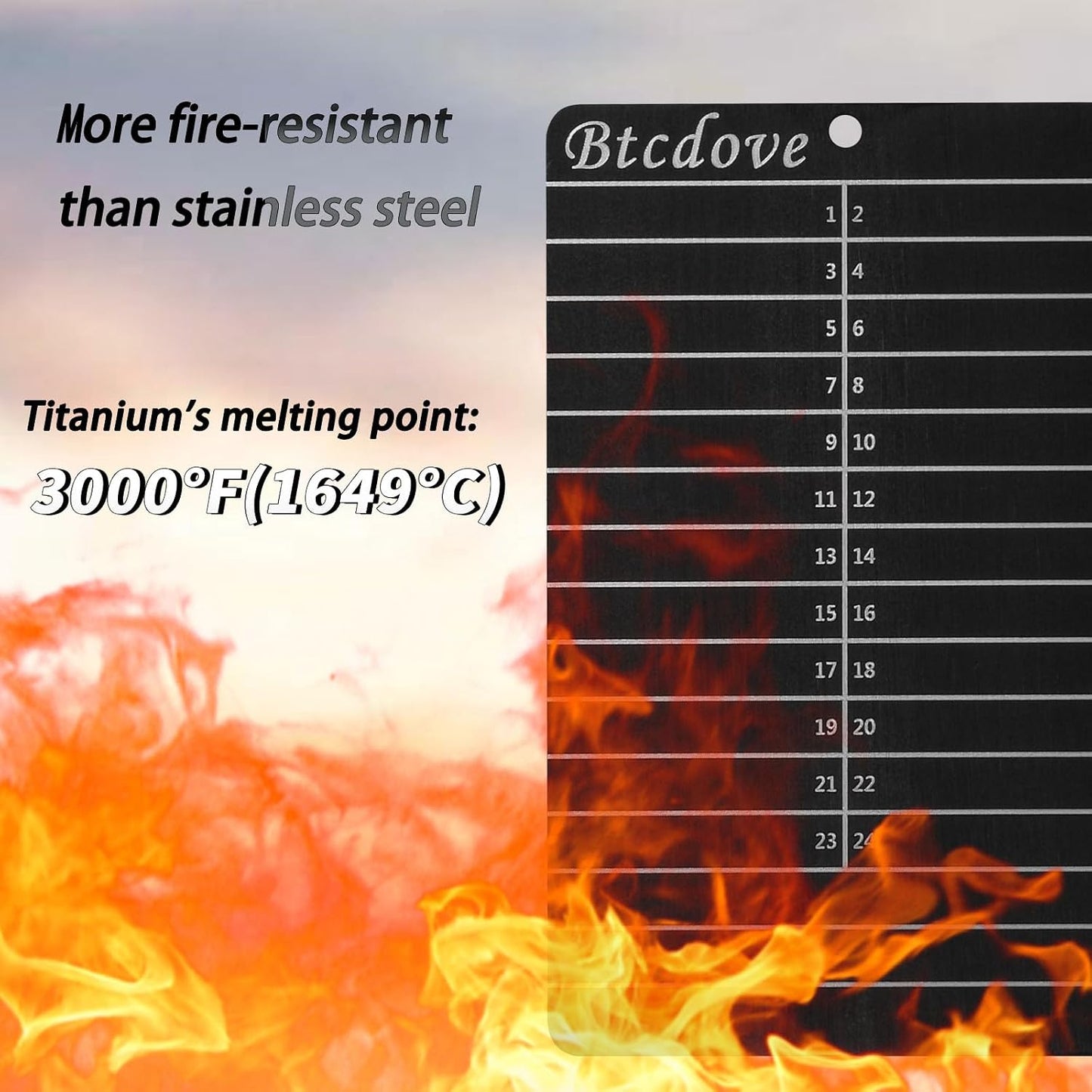 HOTCrypto Seed Phrase Storage - Crypto wallet - Compatible with all software and hardware wallets-Made of pure titanium-A kit with 4 titanium plates and an electric engraving pen.