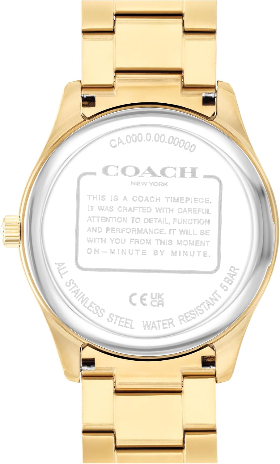 HOTCOACH Men's Oliver 3H Quartz Watch, 41mm Case Size, Stainless Steel Bracelet, Date Display, Classic for Every Day - Gift for Him