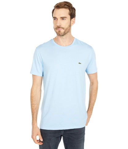 HOTLacoste Men's Short Sleeve Pima Jersey Crew Neck Tee