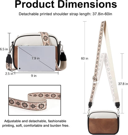 HOTCLUCI Crossbody Purses for Women Bundles with Small Wallet for Women