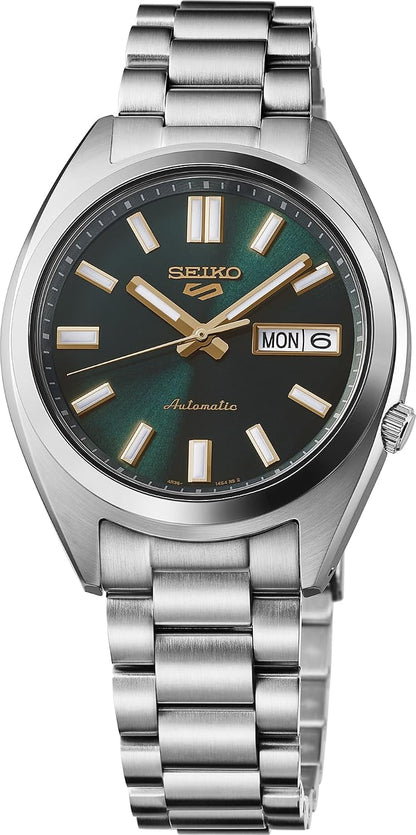 HOTSEIKO 5 Sports Men's Automatic Watch with Stainless Steel Case and Luminous Hands - Stylish Wrist Watches