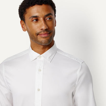HOTAmazon Essentials Men's Slim Fit Stretch Wrinkle Free Spread Collar Dress Shirt