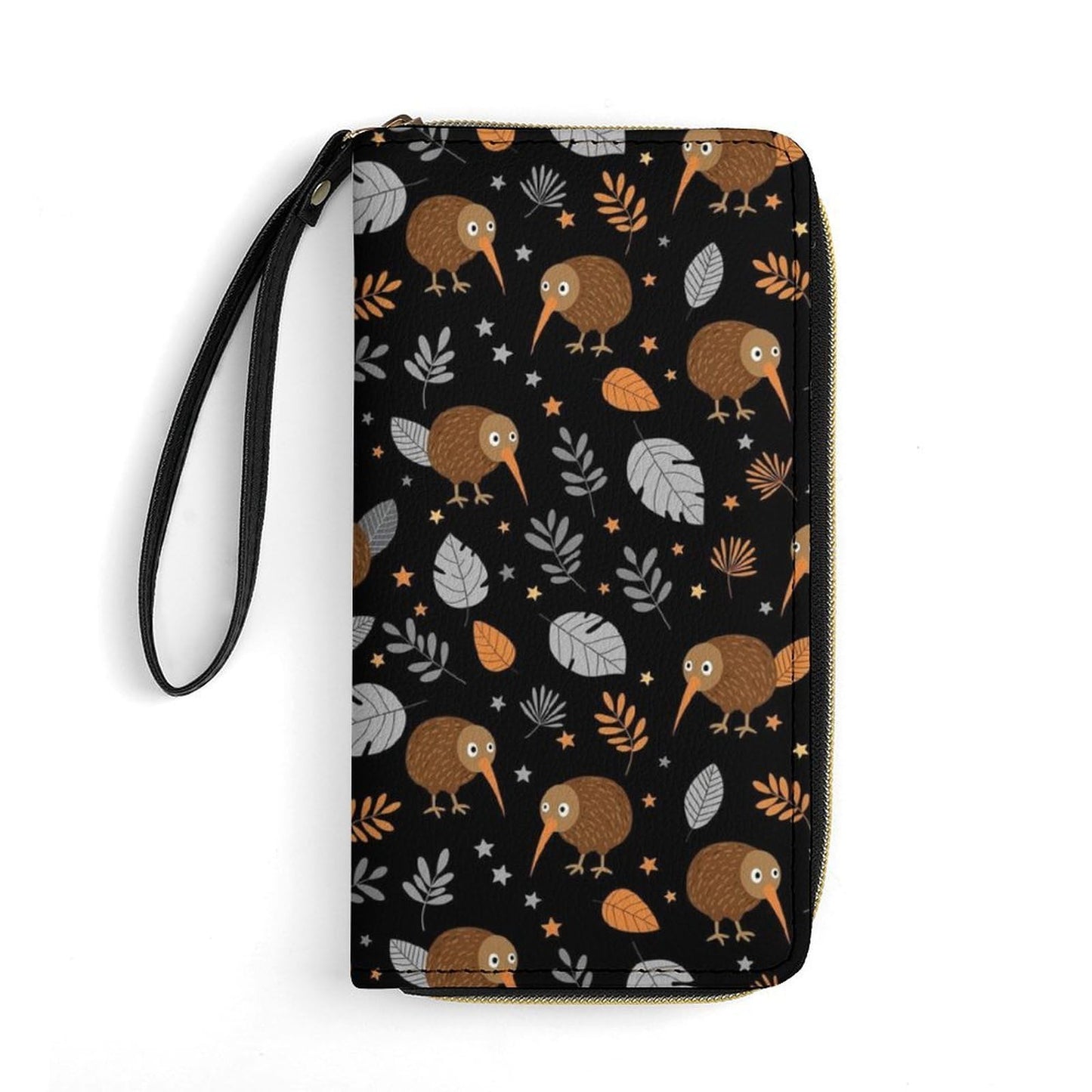 HOTWomen's Wallet Ladies Wristlet, Large Capacity, Zipper Pocket, Perfect for ID Cards, Chicken Cute