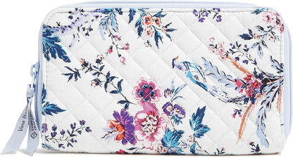 HOTVera Bradley womens Cotton Deluxe Travel Wallet With Rfid Protection